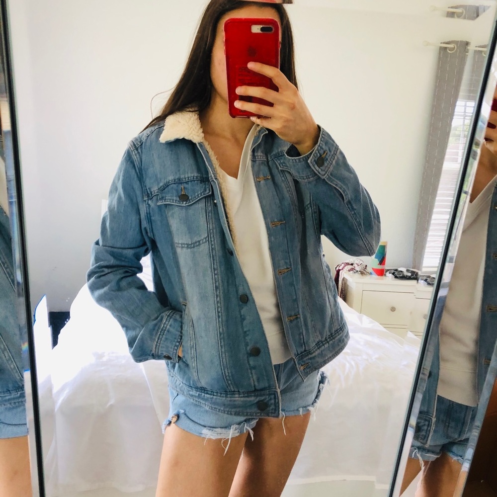 Universal Thread Denim Sherpa Jacket